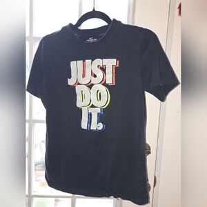 Nike “JUST DO IT” Graphic Tee | XL | Black Multicolor Logo | May 2021